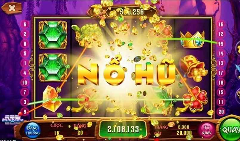 Nổ hũ là game cược hấp dẫn với cách chơi đơn giản